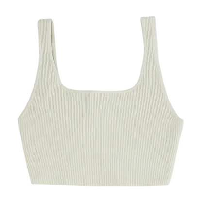 Beige Cropped Blouse