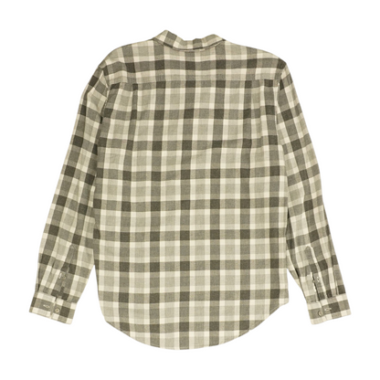 Gray Check Flannel Button Down