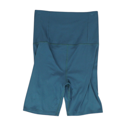 Green Solid Active Shorts