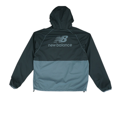 Black Color Block Rain Jacket