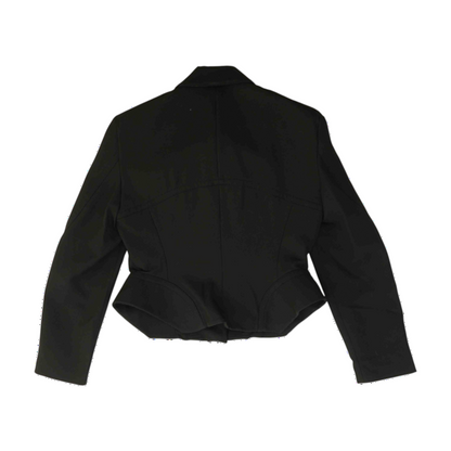 Black Solid Blazer