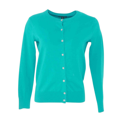 Green Cardigan Sweater
