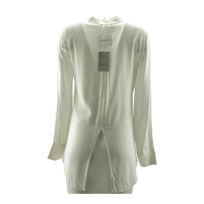 White Maternity Button Down