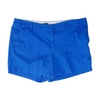 Blue Solid Casual Shorts