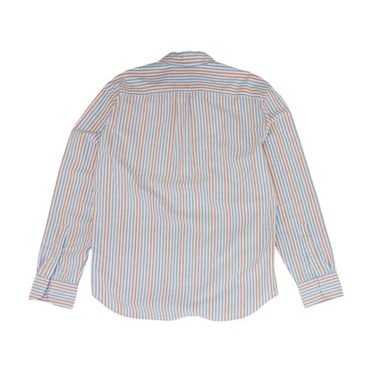 White Striped Long Sleeve Button Down