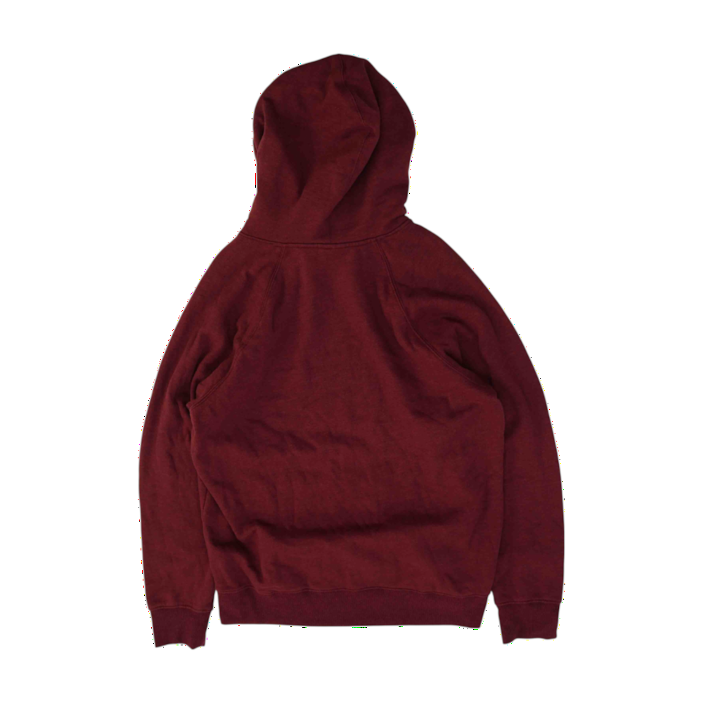 Red Solid Hoodie Pullover