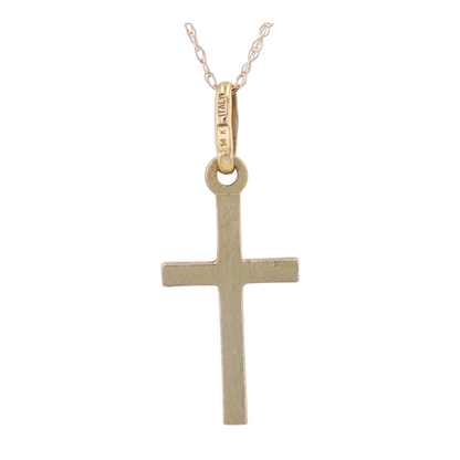 14K Yellow Gold Pendant Necklace