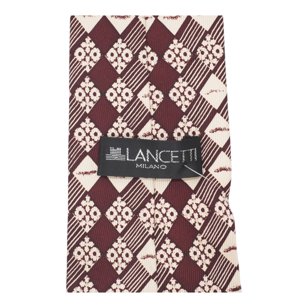 Maroon Abstract Neck Tie
