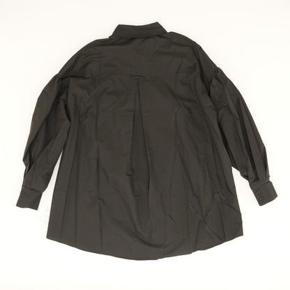 Black Solid Button Down
