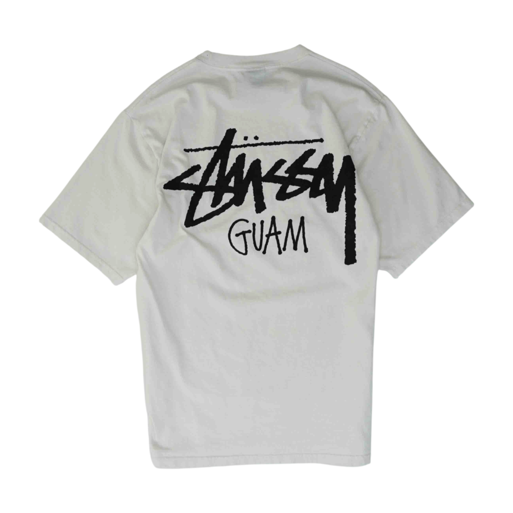 Stussy White Solid T-Shirt – Image 2