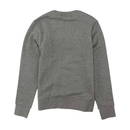 Gray Solid Sweatshirt Pullover