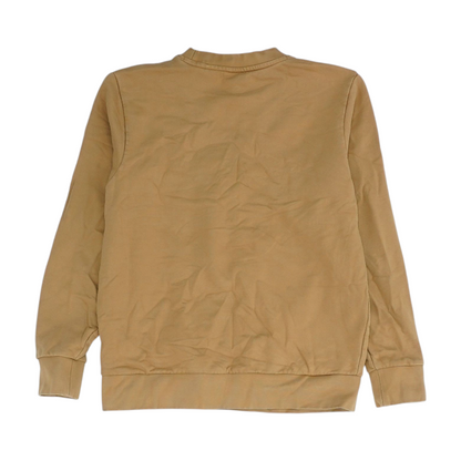 Brown Solid Sweatshirt Pullover