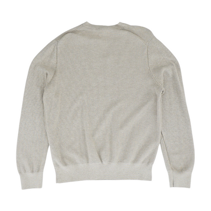 Gray Solid Pullover Sweater