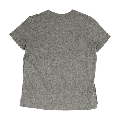Gray Solid Crewneck T-Shirt