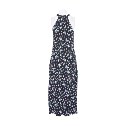 Black Floral Midi Dress