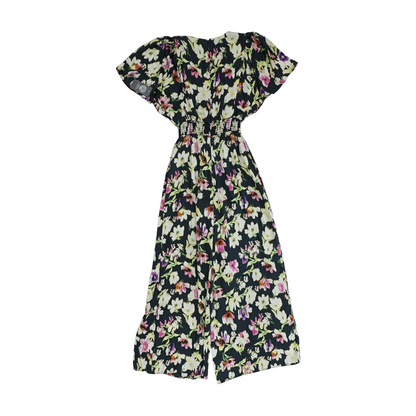 Black Floral Jumpsuit