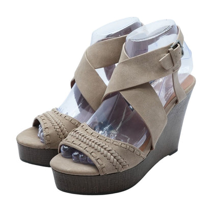 Brown Wedge Heels