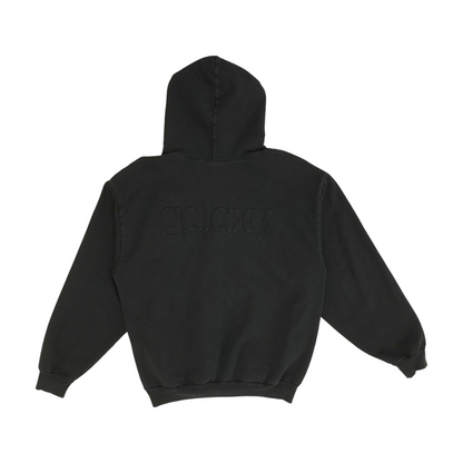 Black Solid Hoodie Pullover