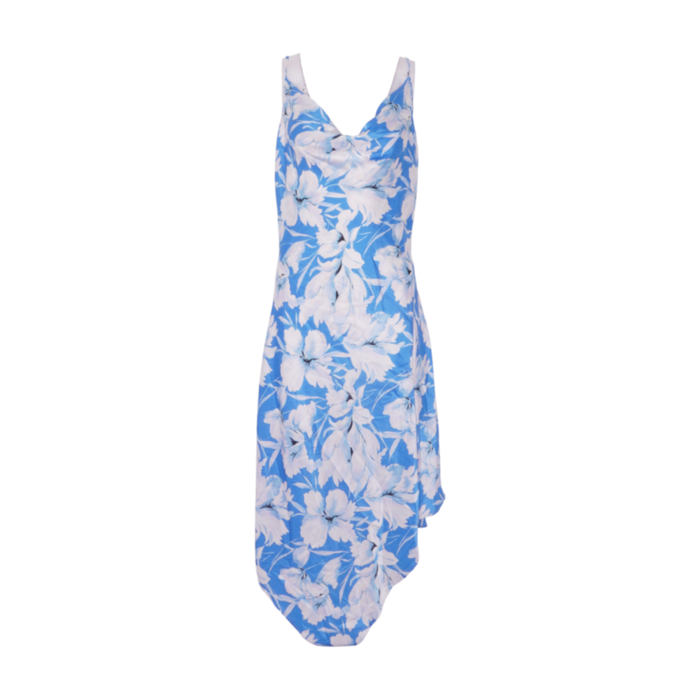 Blue Floral Maxi Dress
