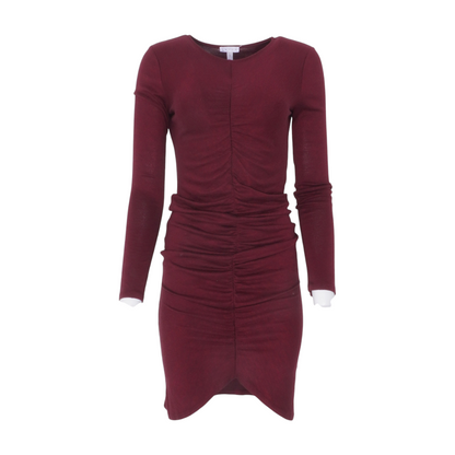 Burgundy Midi Dress