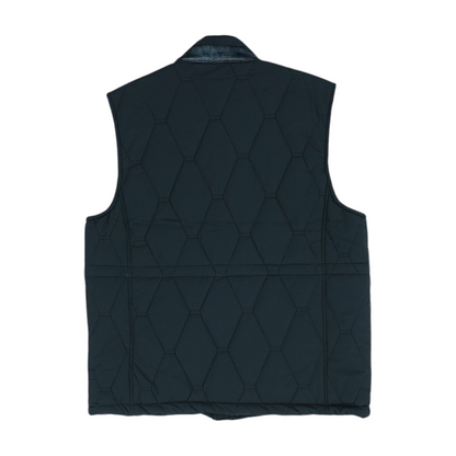 Black Geometric Active Vest