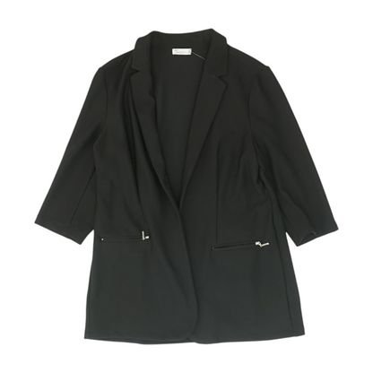 Black Solid Blazer