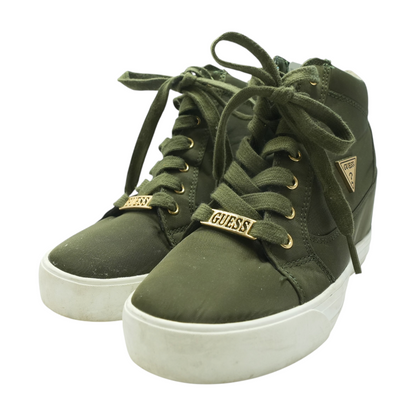 Olive Wedge Heels