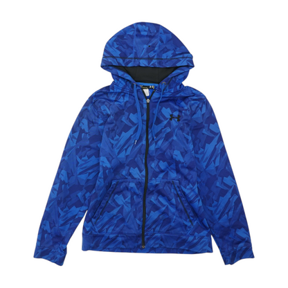 Blue Abstract Active Jacket