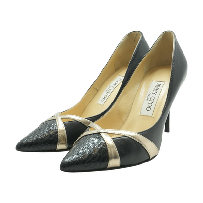 Black Haxeel Pointy Toe Pump