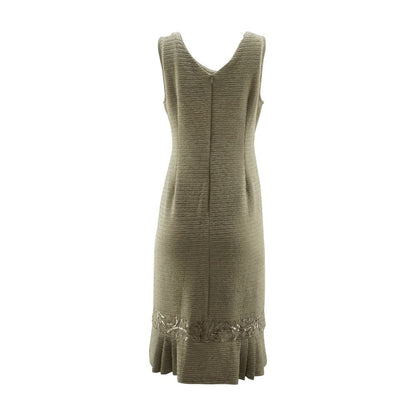 Beige Midi Dress