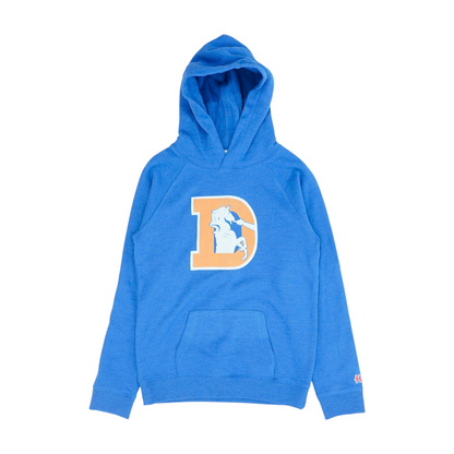Blue Graphic Hoodie Pullover