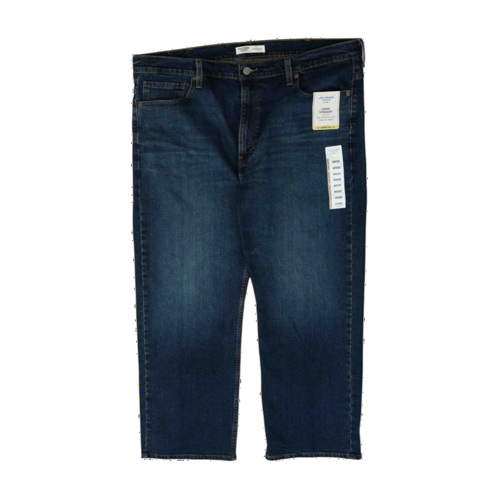 Navy Loose Jeans