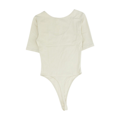 Beige Bodysuit Blouse