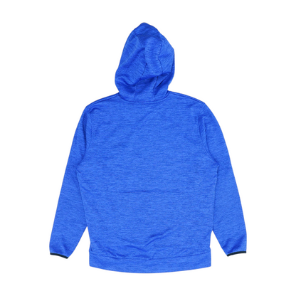 Blue Solid Hoodie Pullover