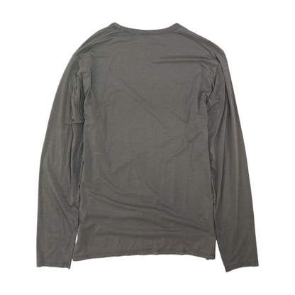 Gray Solid Active T-Shirt