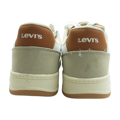 White Low-Top Athletic Shoes