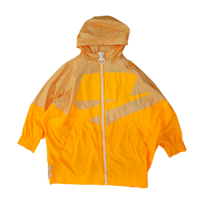 Orange Solid Rain Jacket