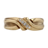 14K Yellow Gold Diamond Band