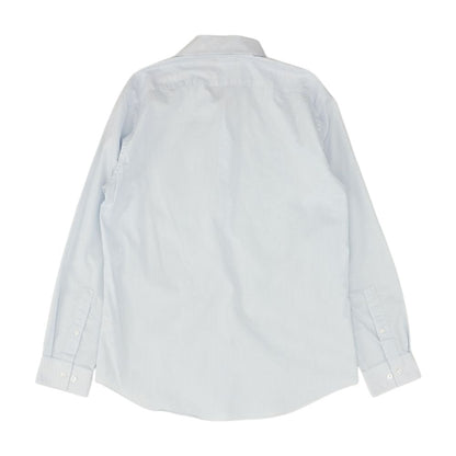 Blue Striped Long Sleeve Button Down