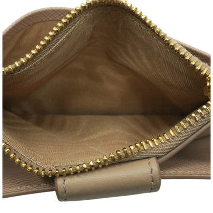 Saffiano and Smooth Leather Card Holder