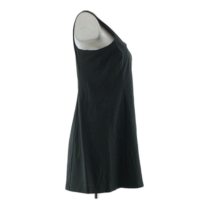 Black Solid Mini Dress