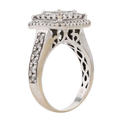 3/4 ctw 14K White Gold Diamond Engagement Ring