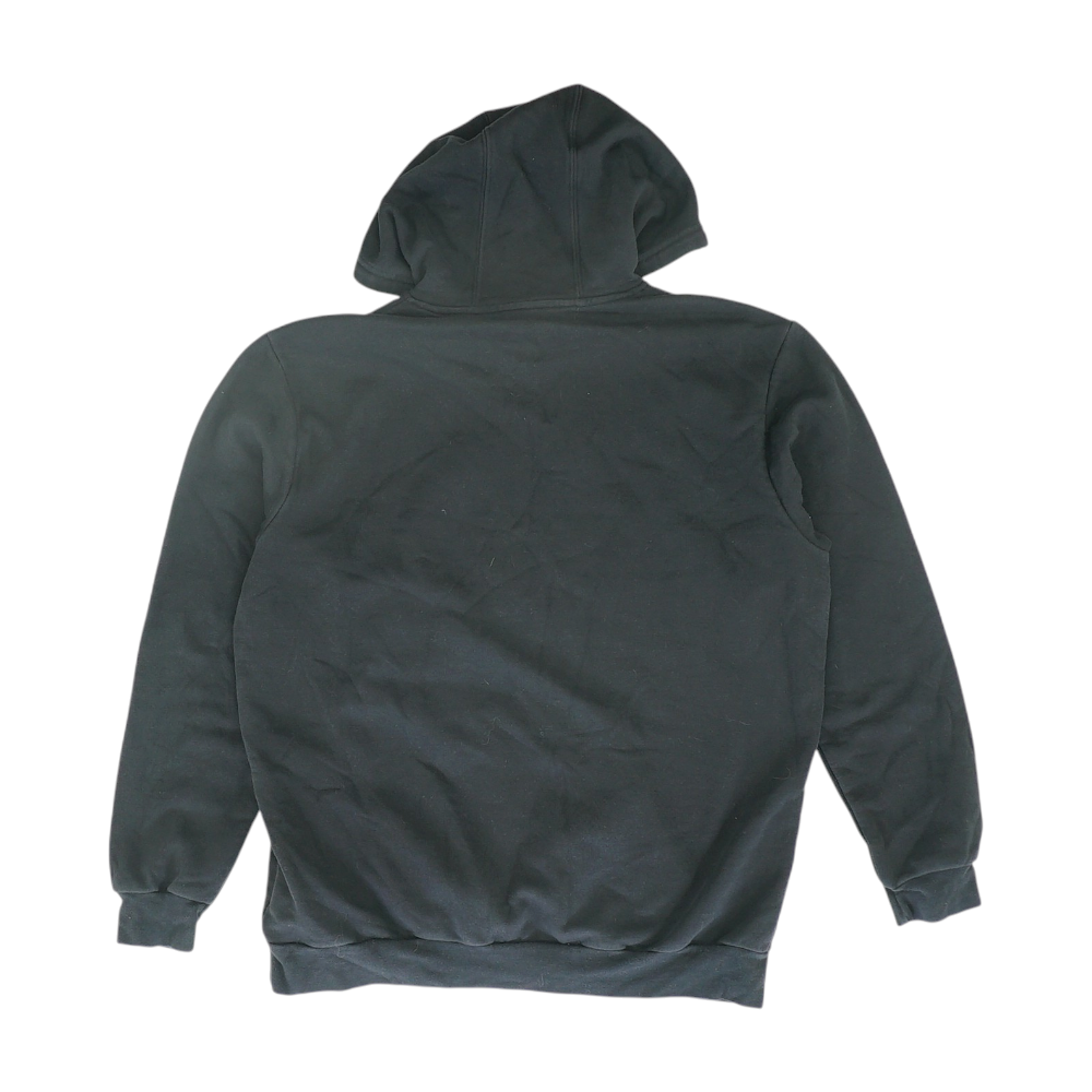 Black Solid Hoodie Pullover