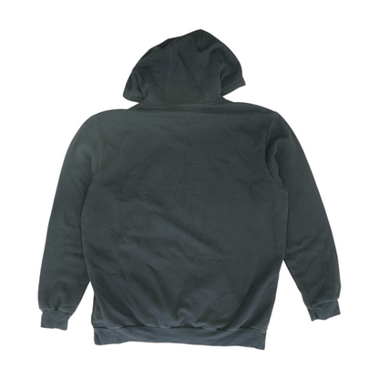 Black Solid Hoodie Pullover