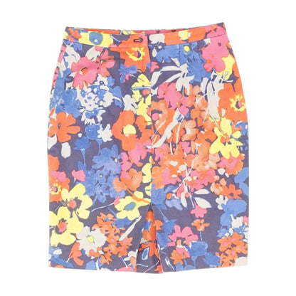 Multi Floral Midi Skirt