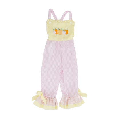 Pink Striped Sleeveless One-Piece