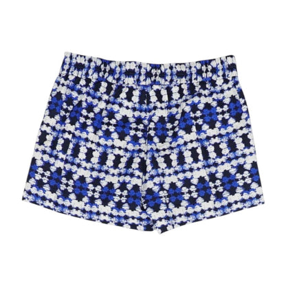 Blue Graphic Shorts