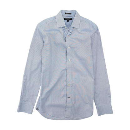 Blue Print Long Sleeve Button Down