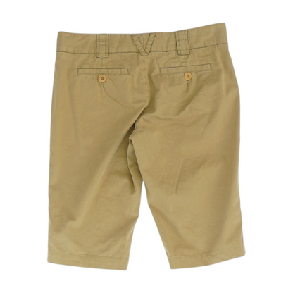 Khaki Solid Chino Shorts