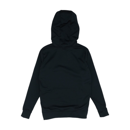Black Solid Hoodie Pullover